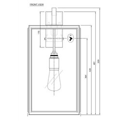 Tekna NAUTIC ILFORD WALL-C lámpara de pared