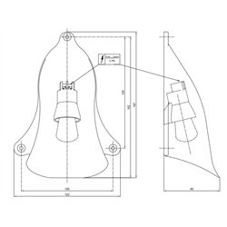 Tekna NAUTIC SHELL LIGHT - LED lámpara de pared