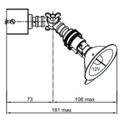 Tekna NAUTIC LILLEY SPOT ON RAIL 4 - LED (900MM) lámpara de techo