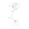 Tekna NAUTIC Butterfly 45° lámpara de pared