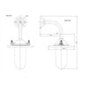 Tekna NAUTIC Butterfly 90° lámpara de pared