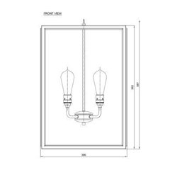 Tekna NAUTIC Ilford Large Closed top lámpara de suspensión
