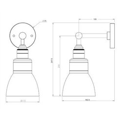 Tekna NAUTIC Loft lámpara de pared