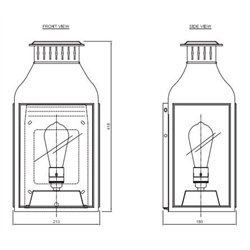 Tekna NAUTIC Pagode lámpara de pared