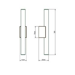 Tekna ARTON Phara Large Single lámpara de pared