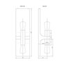 Tekna ARTON Walcott Twin lámpara de pared