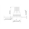 Tekna FLATSPOT 1 - TRIM 12V LED lugar empotrado