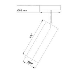 Tekna FLATSPOT 6 - SURFACE MOUNTED GU10 lámpara de techo
