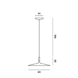 Foscarini Aplomb Large lámpara de suspensón