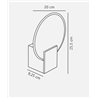 Nordlux Hester [IP44] 3-step Dim lámpara de pared