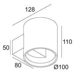 Delta Light ORBIT T LED lámpara de pared