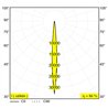 Delta Light FRAX MB POLE HONEYCOMB lámpara de pared