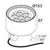 Delta Light FRAX MB POLE SUPERSPOT lámpara de pared