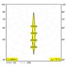 Delta Light FRAX MB POLE SUPERSPOT HONEYCOMB lámpara de pared