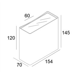 Delta Light NOCTA SQ155 SP lámpara de pared
