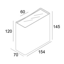 Delta Light NOCTA SQ155 WFL lámpara de pared