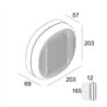 Delta Light Nebbia 20 PDS DIM8 Lámpara de pared