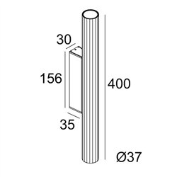 Delta Light HEDRA 39 W 40 DOWN-UP lámpara de pared