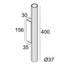 Delta Light HEDRA 39 W 40 DOWN-UP lámpara de pared