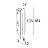Delta Light INLET S HW Lámpara de pared