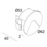 Delta Light LOGIC MINI W R Lámpara de pared