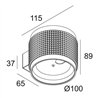 Delta Light ORBIT PUNK LED DIM8 lámpara de pared