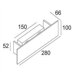 Delta Light WA-T SOFT DIM8 lámpara de pared