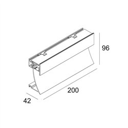 Delta Light INLET TRIMLESS H20 lámpara de pared