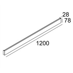 Delta Light Femtoline W Down-Up 1200 lámpara de pared