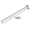Delta Light Femtoline W Down-Up 1200 lámpara de pared