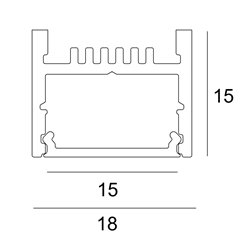 Delta Light SHL 18 - PROFILE 3m