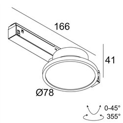 Delta Light M26L - HALOSCAN MP DIM5 iluminación de la pista