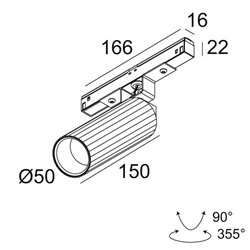 Delta Light M20/M26H - HEDRA L DIM5 iluminación de la pista