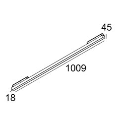 Delta Light M - LED LINE HE SOFT 1 x 14,9W DIM5 DIM5 iluminación de la pista