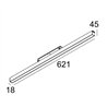 Delta Light M - LED LINE HE SOFT 1 x 9,1W DIM5 DIM5 iluminación de la pista