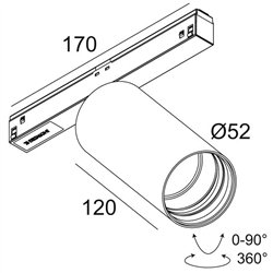 Delta Light M26L - SPY 52 TW DIM5 iluminación de la pista
