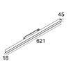 Delta Light M - LED LINE HE SOFT 1 x 9,1W MDL iluminación track