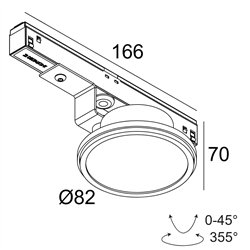 Delta Light M20/M26H - HALOSCAN HP MDL iluminación track