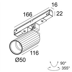 Delta Light M20/M26H - HEDRA MDL iluminación track