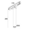 Delta Light M20/M26H - NEEDLE MDL iluminación track