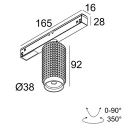 Delta Light M20/M26H - PUNK 39 MDL iluminación de la pista