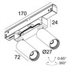 Delta Light M20/M26H - SPY 272 MDL iluminación track