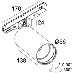 Delta Light M20/M26H - SPY 66 MDL iluminación track