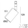 Delta Light M20/M26H - SPY FOCUS MP MDL iluminación track
