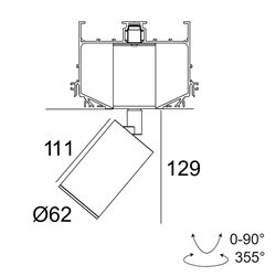 Delta Light M52 - SPY FOCUS MP MDL iluminación track