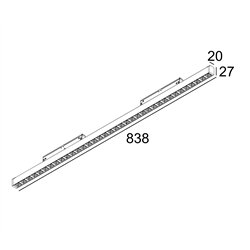 Delta Light Splitline M Inform L8 DIM5 iluminación de la pista