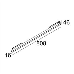 Delta Light M - LED LINE HE 1 x 18,4W MDL iluminación de la pista