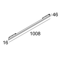 Delta Light M - LED LINE HE 1 x 21,6W MDL iluminación de la pista
