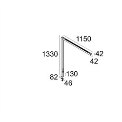 Delta Light INFORM 40 SQ T1 CLAMP-ON DOWN-UP Lámpara de mesa