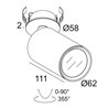 Delta Light SPY FOCUS CLIP MP lámpara de techo